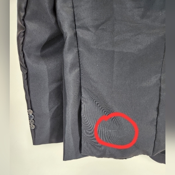 Skeleton Blazer Mens Large Black White - Picture 10 of 10